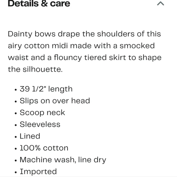 Free People Adriel Tie Strap Tiered Midi Dress Large NWOT - Picture 16 of 16